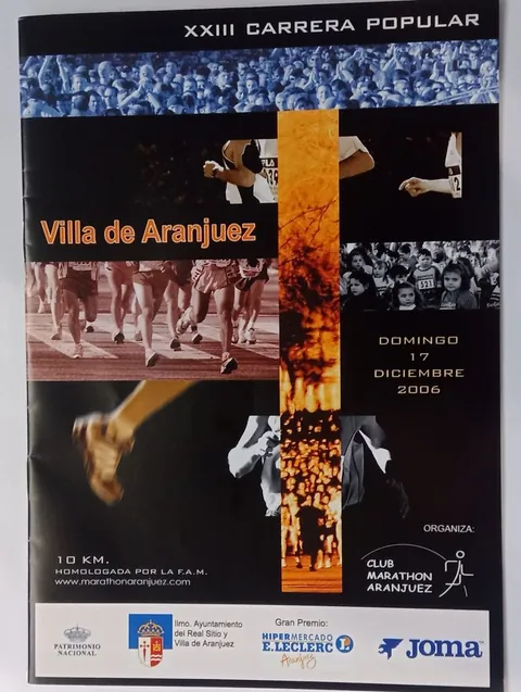 Cartel XXIII Carrera Popular 2006