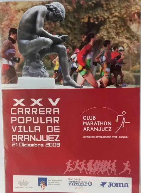 Cartel XXV Carrera Popular 2008