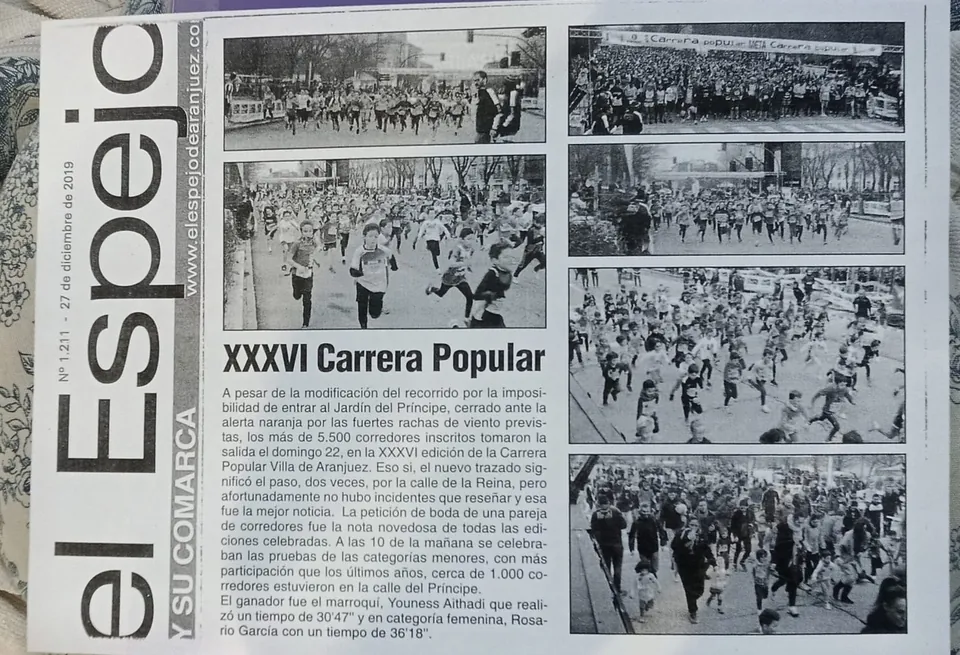 Carrera Popular XXXVI · 2019